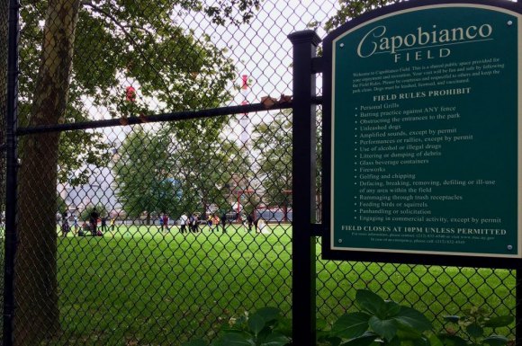 Guess who's putting up a fight for Roosevelt island... Common Council gets tougher Kids playing sports in Capobianco Park.